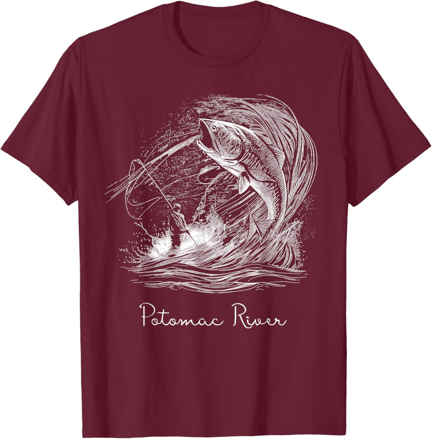 Potomac River T-Shirt - T-Shirt | Maroon