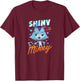 Gabby's Dollhouse Catrat Shiny is Miney Portrait T-Shirt - T-Shirt | Maroon