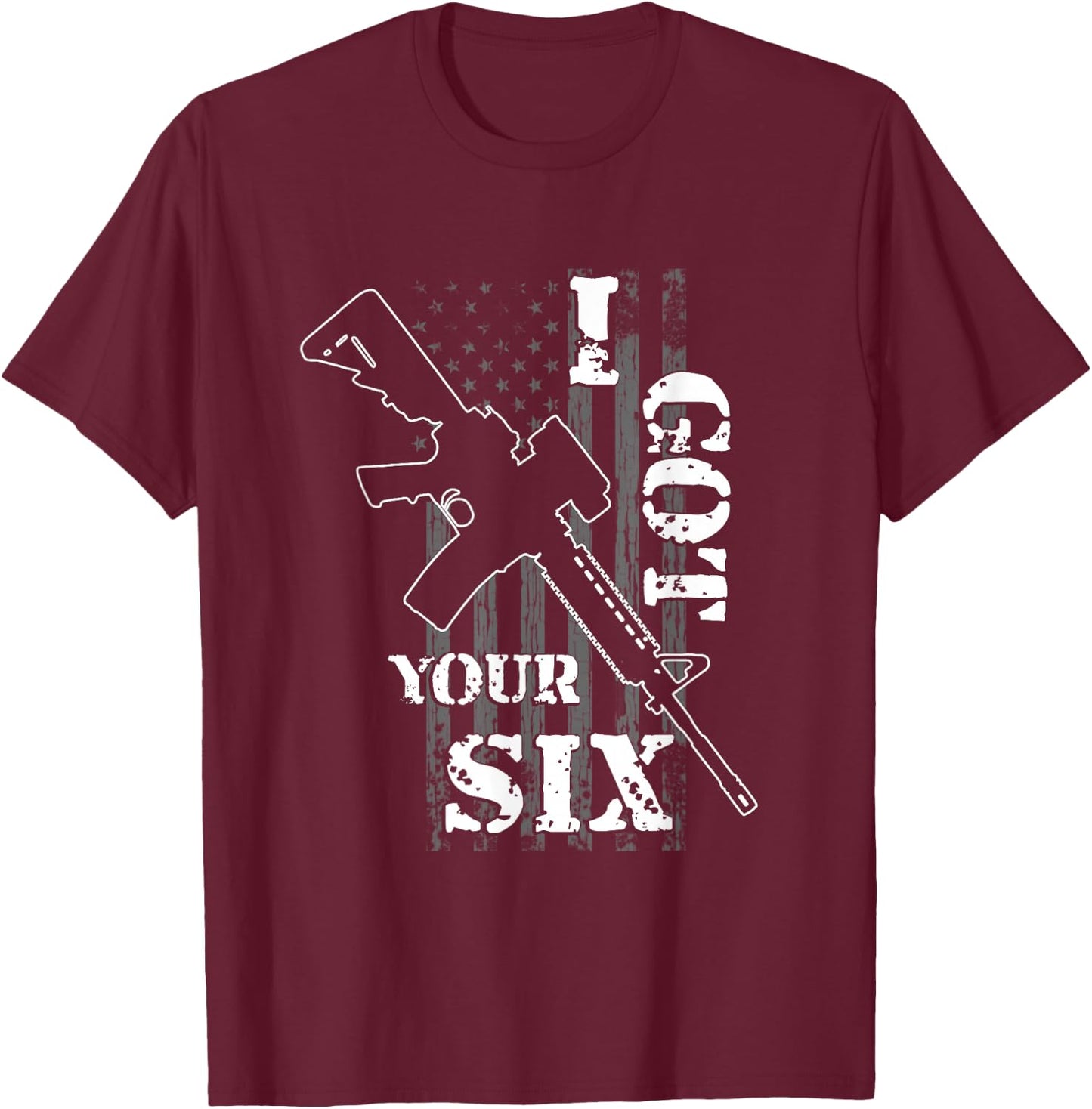 Kfx I Got Your Six T-Shirt - T-Shirt | Maroon