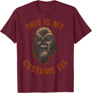 Star Wars Chewbacca Costume Halloween T-Shirt - T-Shirt | Maroon