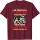 God Created Bass - Walleye Hunting Angler Walleye Fishing T-Shirt - T-Shirt | Maroon