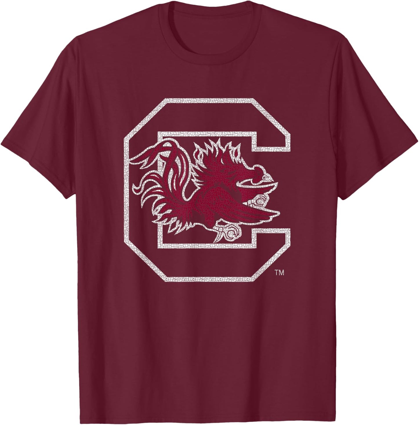 South Carolina Gamecocks Vintage Icon Black T-Shirt - T-Shirt | Maroon