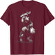 Miniature Schnauzer Dog Art Miniature Schnauzer T-Shirt - T-Shirt | Maroon