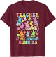 Teacher Of The Sweetest Bunnies Teacher Happy Easter Day T-Shirt - T-Shirt | Maroon