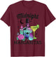 Midnight Margaritas Witch Wiccan T-Shirt - T-Shirt | Maroon