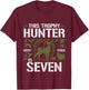7 Year Old Hunting Birthday Party Duck Deer Hunter 7th Gift T-Shirt - T-Shirt | Maroon