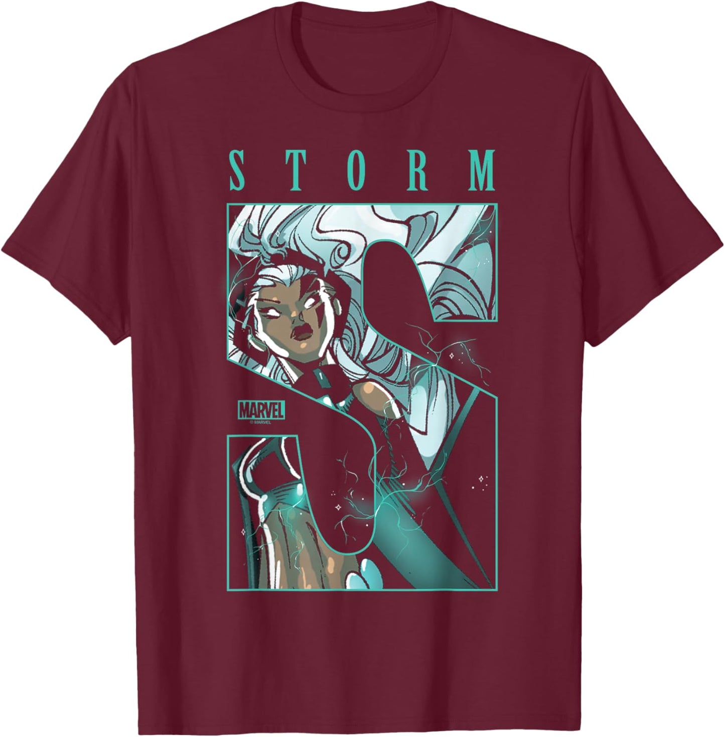 X-Men - Storm S T-Shirt - T-Shirt | Maroon
