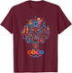 Disney Pixar Coco Iconic Colorful Family Tree Chest Poster T-Shirt - T-Shirt | Maroon