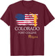 Colorado Fort Collins Mormon LDS Mission Missionary Missiona T-Shirt - T-Shirt | Maroon