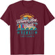 Waimea Bay Beach North Shore Oahu Hawaii Retro Sun Sand Surf T-Shirt - T-Shirt | Maroon