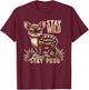 Cute Pudu Deer South America cartoon deer nature gift T-Shirt - T-Shirt | Maroon