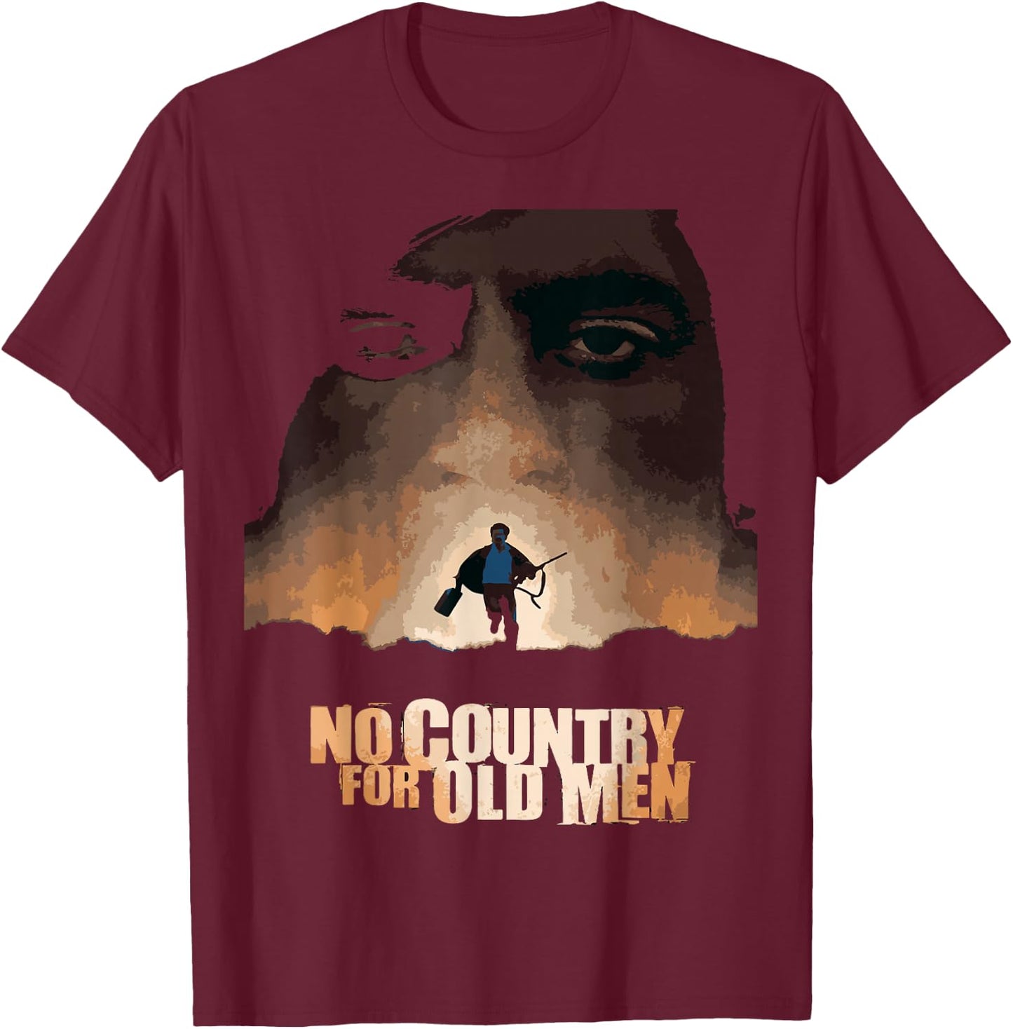 No Country For Old Men T-Shirt - T-Shirt | Maroon