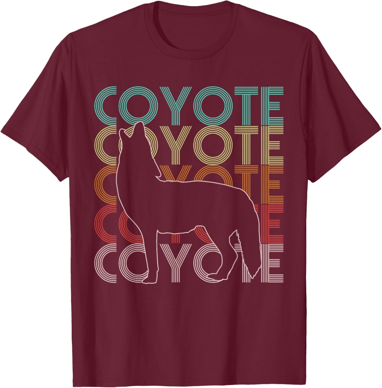 Coyote T-Shirt - T-Shirt | Maroon