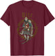Ullr God Of Archery Norse Hunting Viking Ski T-Shirt - T-Shirt | Maroon