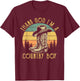 Thank God I'm A Country Music Boy Cowboy Western Retro T-Shirt - T-Shirt | Maroon