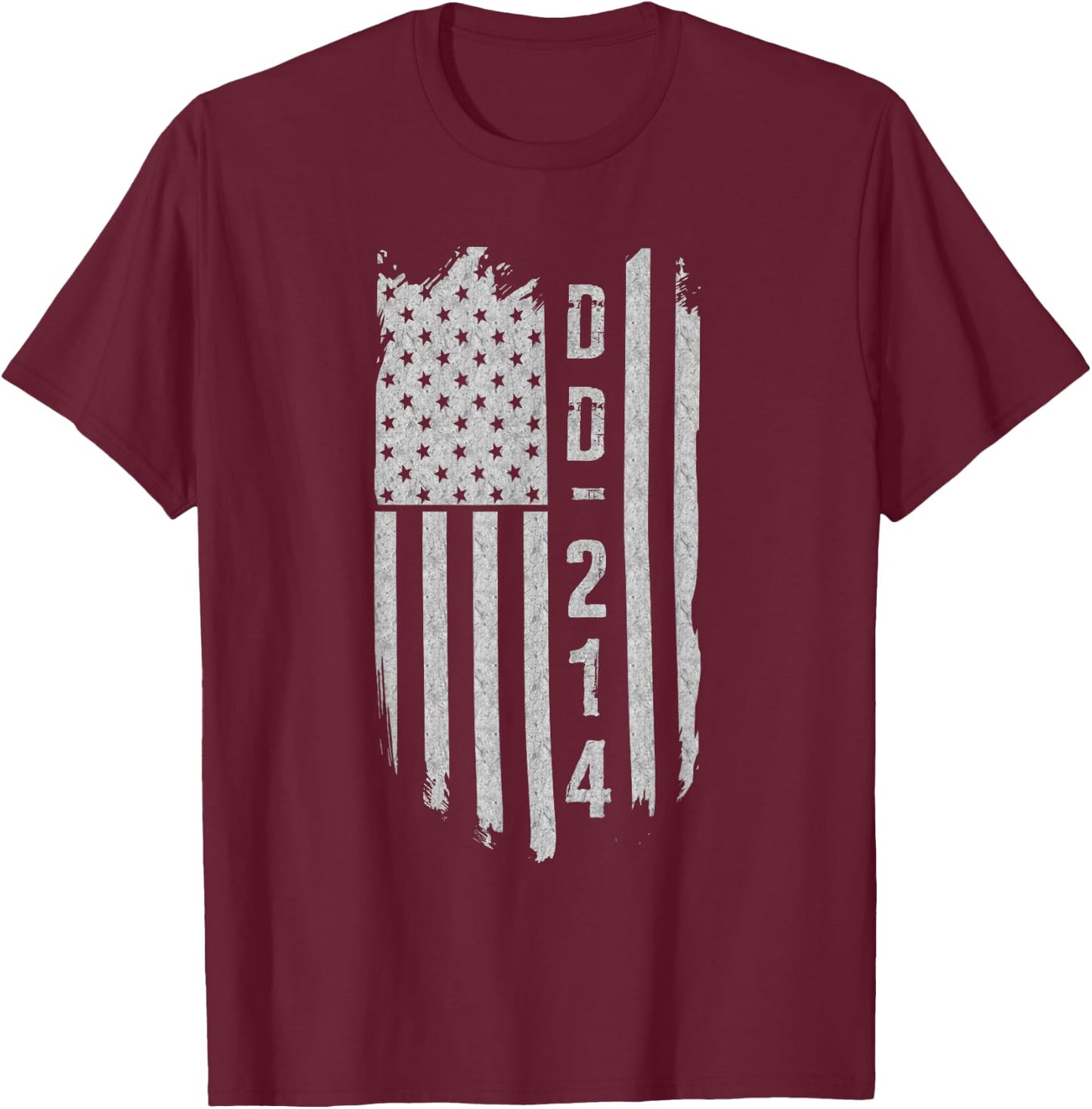 DD-214 Military Veteran Gifts T-Shirt - T-Shirt | Maroon