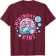 Cute Mermaid 6th Birthday Girl 6 Year Old Bday Mermaid T-Shirt - T-Shirt | Maroon