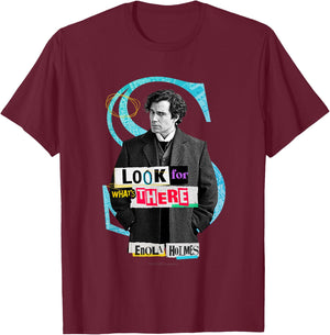 Enola Holmes - Sherlock Holmes (Henry Cavill) - Look T-Shirt - T-Shirt | Maroon