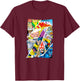 Marvel X-Men The Uncanny X-Men Comic Covers Collage T-Shirt - T-Shirt | Maroon