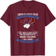 I Served My Country I'm A Proud Veteran Grandpa US Flag T-Shirt - T-Shirt | Maroon