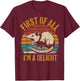 Opossum First Of All Im A Delight Possum Gifts Women T-Shirt - T-Shirt | Maroon