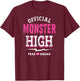 Monster High - Official Fear Squad T-Shirt - T-Shirt | Maroon
