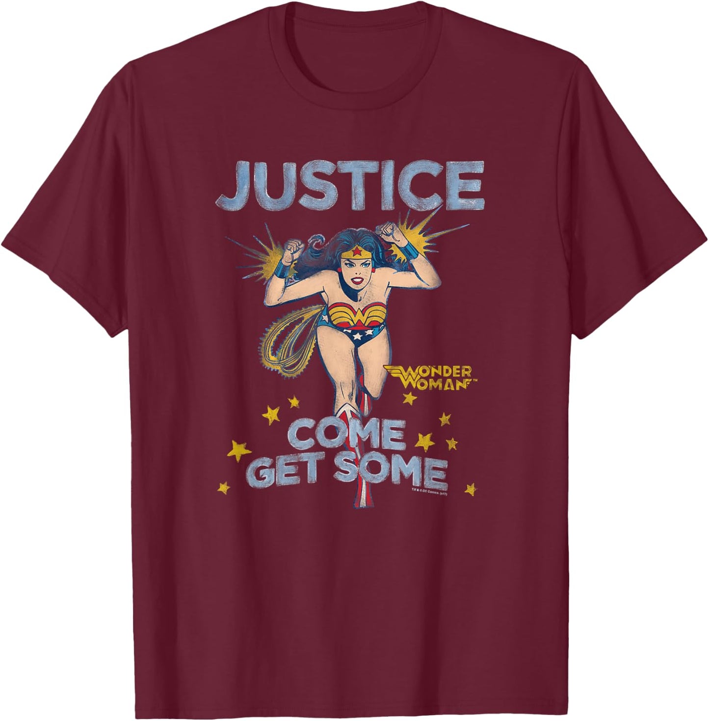 Wonder Woman Get Some T Shirt T-Shirt - T-Shirt | Maroon