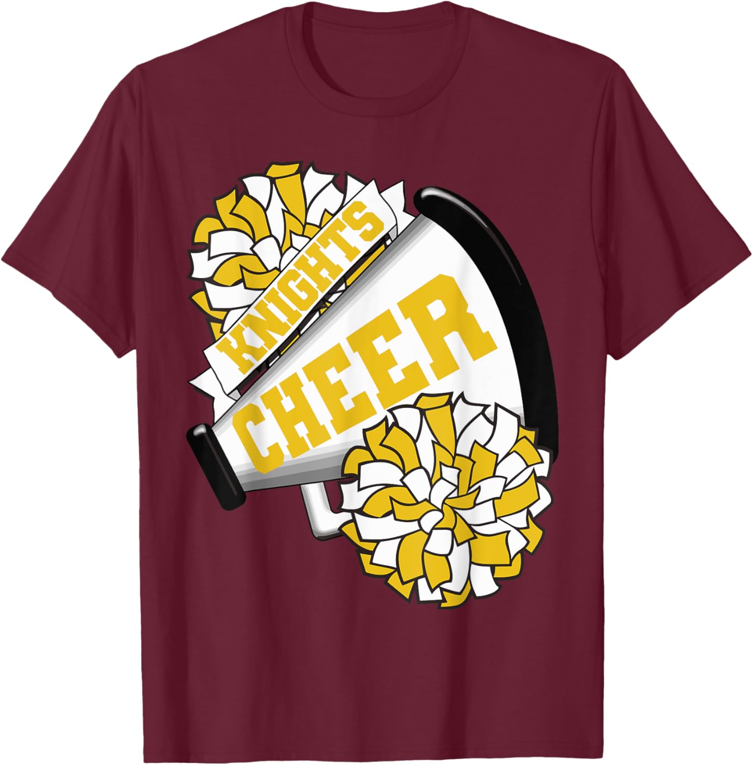 Knights Cheer Back To School Cheerleading Spirit GY T-Shirt - T-Shirt | Maroon