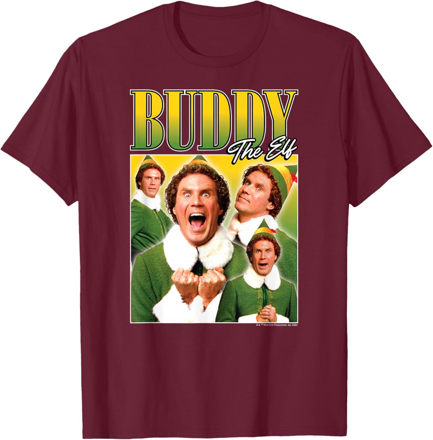 Elf - Buddy The Elf T-Shirt - T-Shirt | Maroon