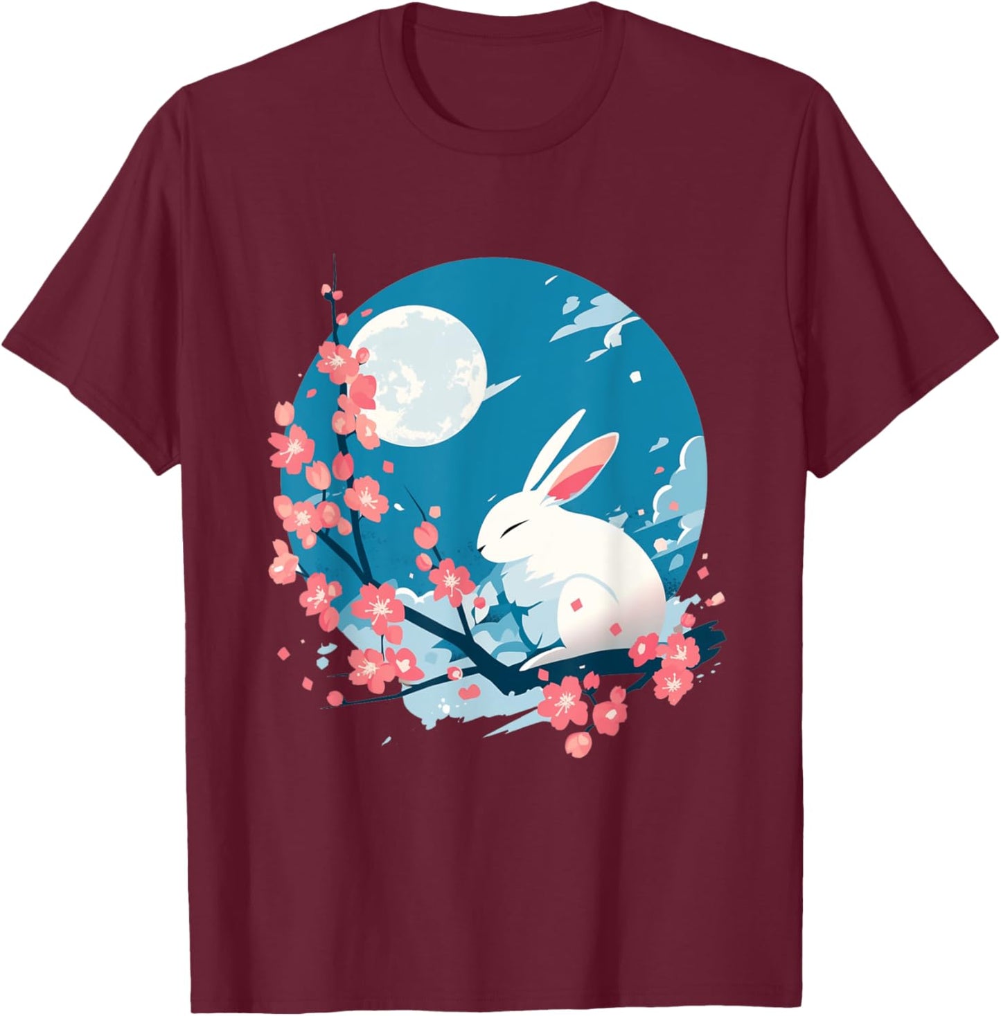 Spring's Gentle Whisper T-Shirt - T-Shirt | Maroon