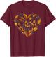 Madagascar Hissing Cockroach Heart Insect Lover T-Shirt - T-Shirt | Maroon