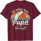 Werdender Papa Du Wirst Papa Verkünden Babyflasche Krug T-Shirt - T-Shirt | Maroon