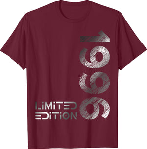 Limited Edition Jahrgang 1996 Mann Frau 30. Geburtstag T-Shirt - T-Shirt | Maroon