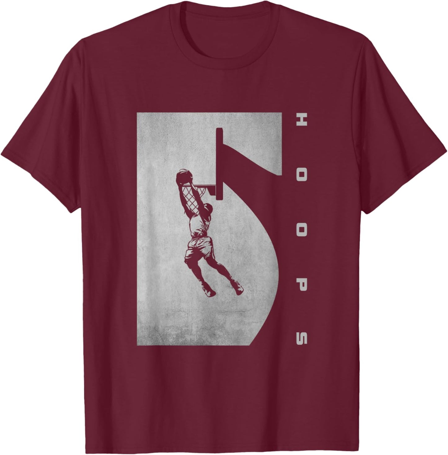 Basketball Clothing - Basketball T-Shirt - T-Shirt | Maroon