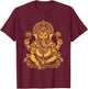 Ganesh Chaturthi Hindu Festival Elephant Lord Ganesha T-Shirt - T-Shirt | Maroon