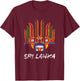 Sri Lanka Holiday Sri Lankan Tribal Festival Mask T-Shirt - T-Shirt | Maroon