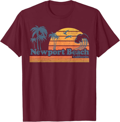 Newport Beach California Vacation Cute Vintage Cali Retro Women Girls Kids