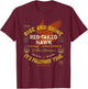 Family Falconry Supplies Clothing and Apparel Falconers Red-Tailed Hawk Shirt Falconry Supplies T-Shirt - T-Shirt | Maroon