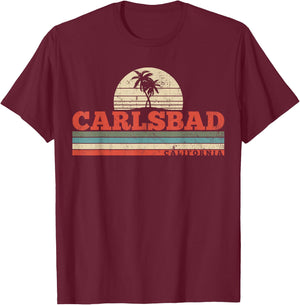 Carlsbad California T-Shirt - T-Shirt | Maroon