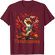 Let’s Rock this Thanksgiving Funny Turkey Guitar Rock N Roll T-Shirt - T-Shirt | Maroon
