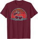 Cherry Retro Cherries Vintage 80s Style Gift T-Shirt - T-Shirt | Maroon