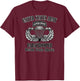 U.S. Army Paratrooper- Death From Above (Back Design) T-Shirt - T-Shirt | Maroon
