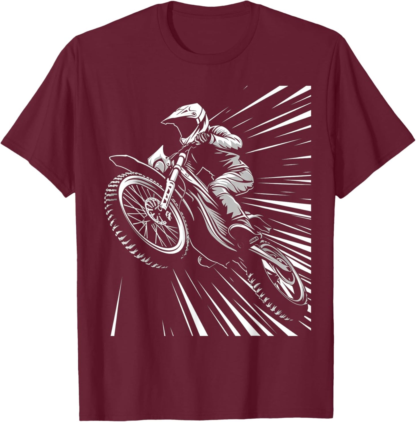 Funny Dirt Bike Lover Motocross Biker Fun Racing Love Riding T-Shirt - T-Shirt | Maroon