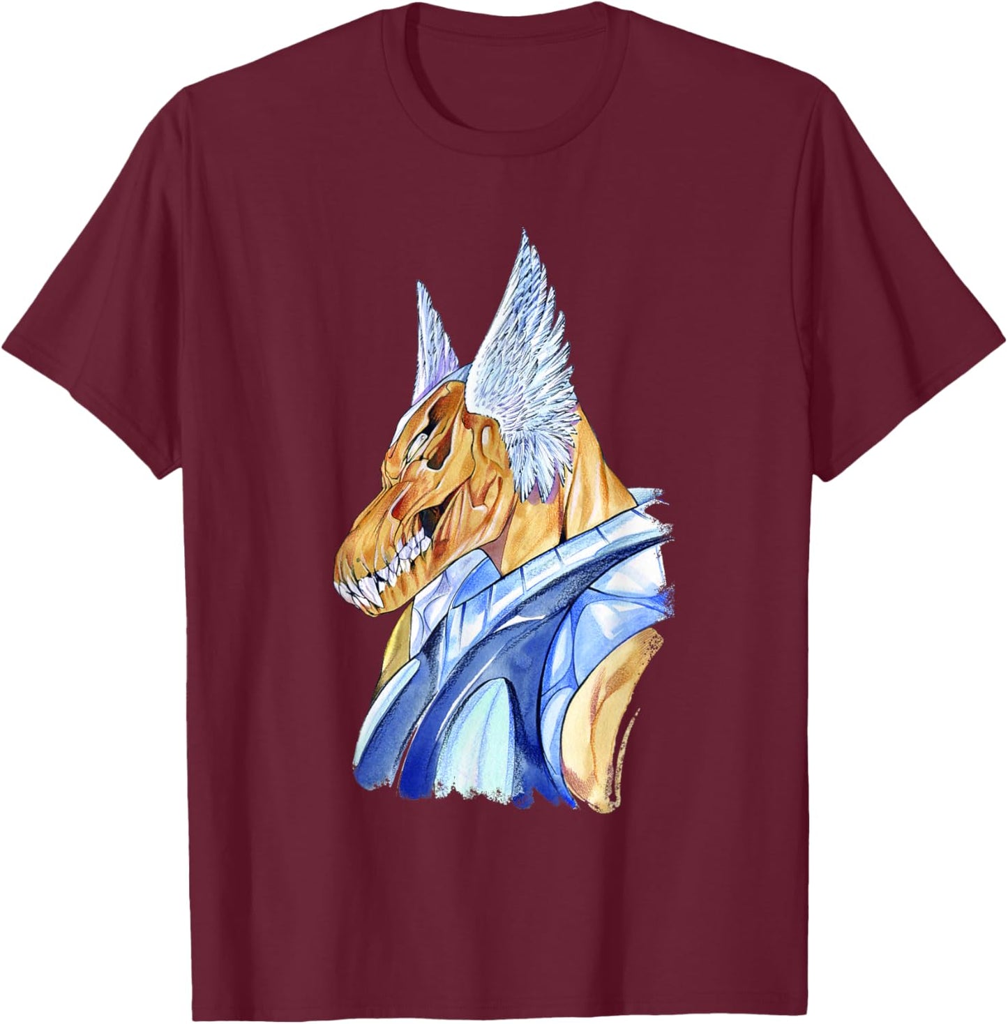 Marvel Comics Retro Classic Beta Ray Bill Sideview Portrait T-Shirt - T-Shirt | Maroon