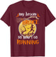 My Broom Broke So Now I Go Running Halloween Funny T-Shirt - T-Shirt | Maroon