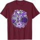NBA Sacramento Kings Psychedelic Basketball Collage T-Shirt - T-Shirt | Maroon