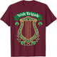 Irish Brigade Celtic Harp Heritage T-Shirt - T-Shirt | Maroon