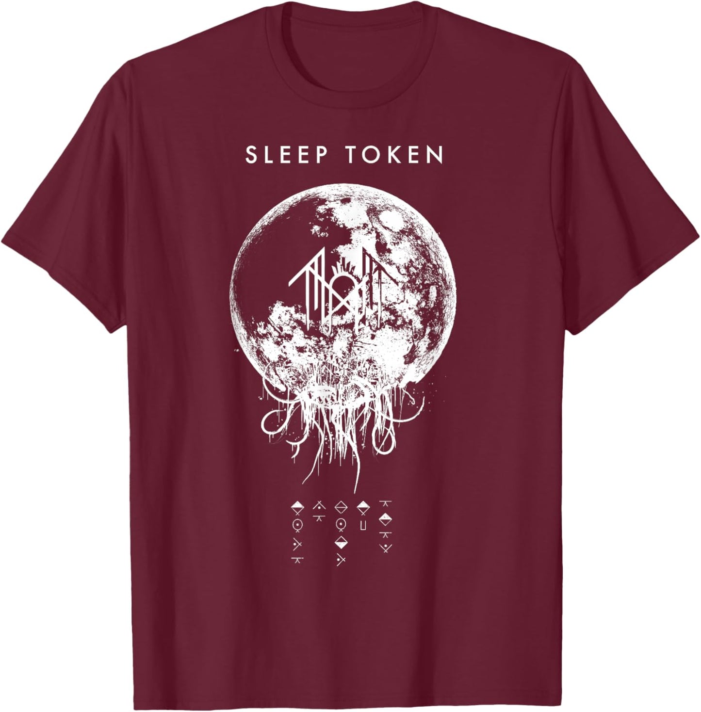 Sleep Token Cover Art T-Shirt - T-Shirt | Maroon