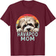Havapoo Dog Mom Retro Vintage Funny My Dogs Are My Cardio T-Shirt - T-Shirt | Maroon