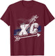 XC Cross Country Runner Open Air Individual Team Sport T-Shirt - T-Shirt | Maroon